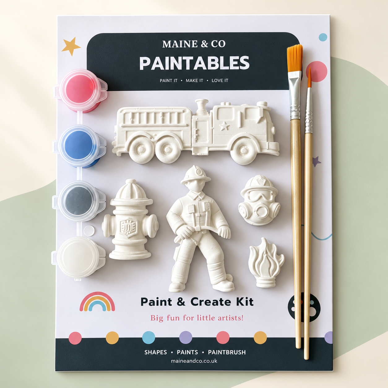 Firefighter Paint & Create Kit
